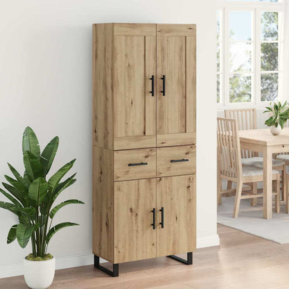 Highboard 2 pcs Artisan Oak 69.5 x 34 x 180 cm