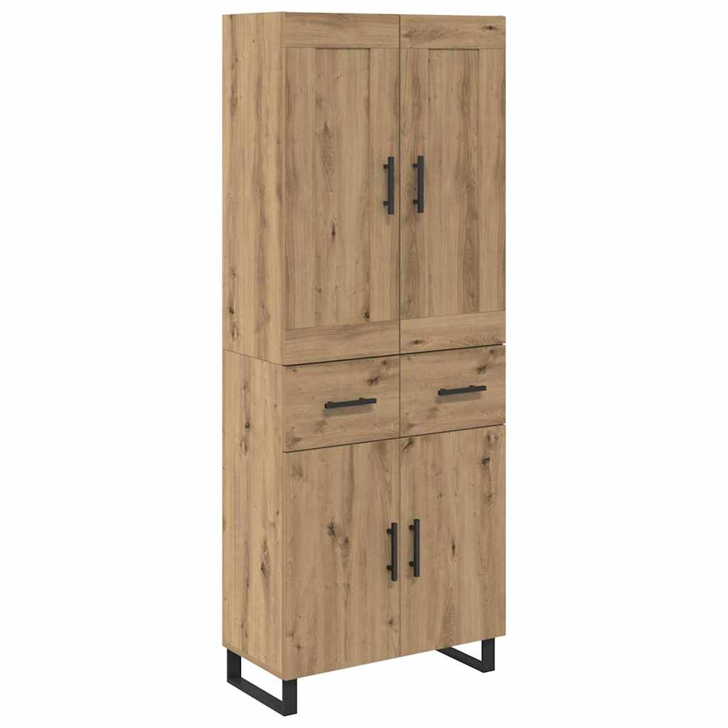 Highboard 2 pcs Artisan Oak 69.5 x 34 x 180 cm