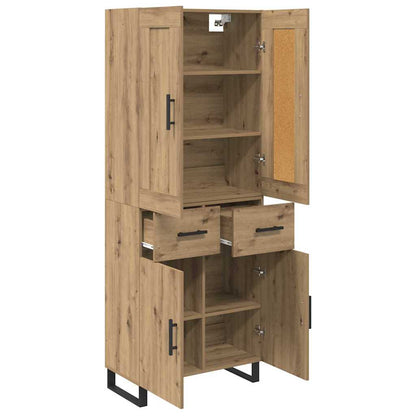 Highboard 2 pcs Artisan Oak 69.5 x 34 x 180 cm