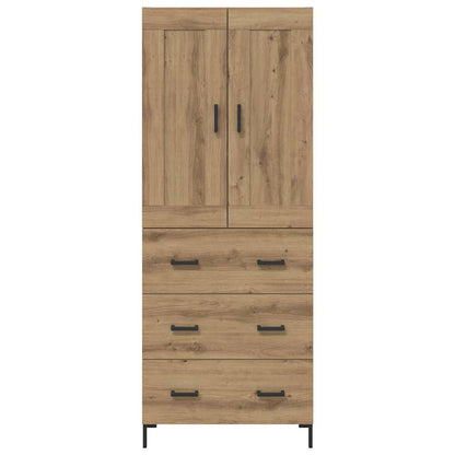 Highboard 2 pcs Artisan Oak 69.5 x 34 x 180 cm Engineered Wood