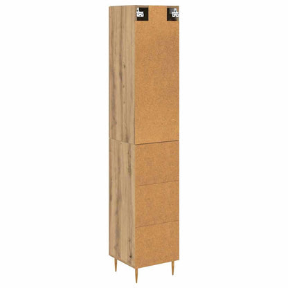 Highboard 2 pcs Artisan Oak 34.5 x 34 x 180 cm Engineered Wood