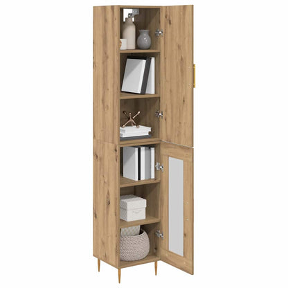 Highboard 2 pcs Artisan Oak 34.5 x 34 x 180 cm Engineered Wood