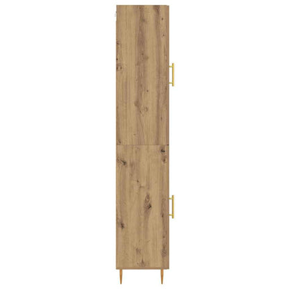 Highboard 2 pcs Artisan Oak 34.5 x 34 x 180 cm Engineered Wood