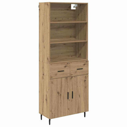 Highboard 2 pcs Artisan Oak 69.5 x 32.5 x 180 cm