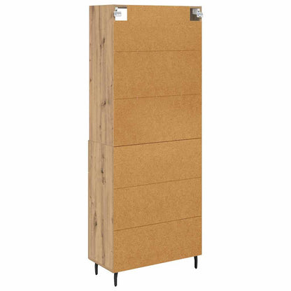 Highboard 2 pcs Artisan Oak 69.5 x 32.5 x 180 cm