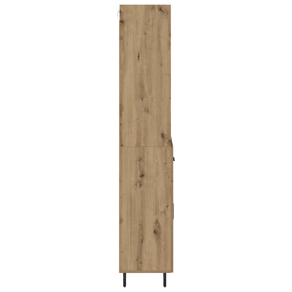 Highboard 2 pcs Artisan Oak 69.5 x 32.5 x 180 cm