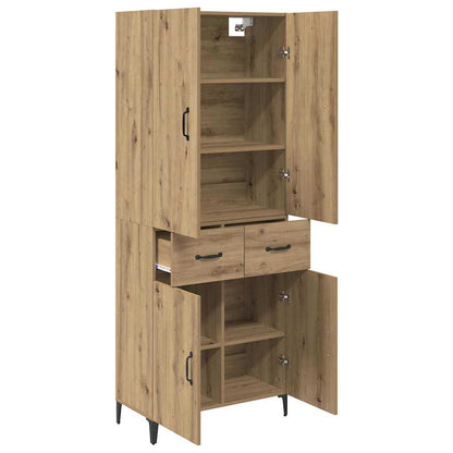 Highboard Artisan Oak 69.5 x 34 x 180 cm Engineered Wood