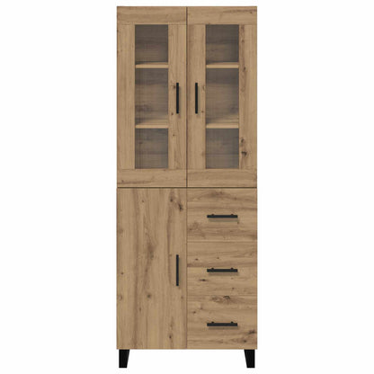 Highboard 2 pcs Artisan Oak 69.5 x 34 x 180 cm Engineered Wood