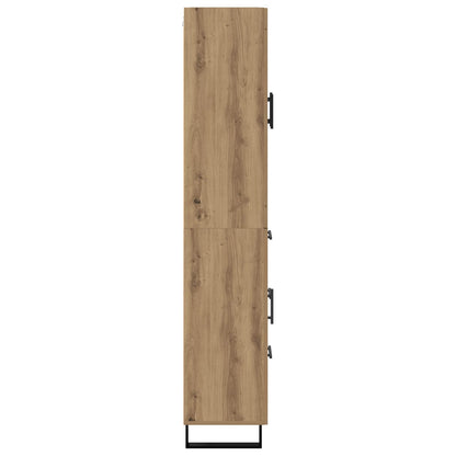 Highboard 2 pcs Artisan Oak 69.5 x 34 x 180 cm Engineered Wood