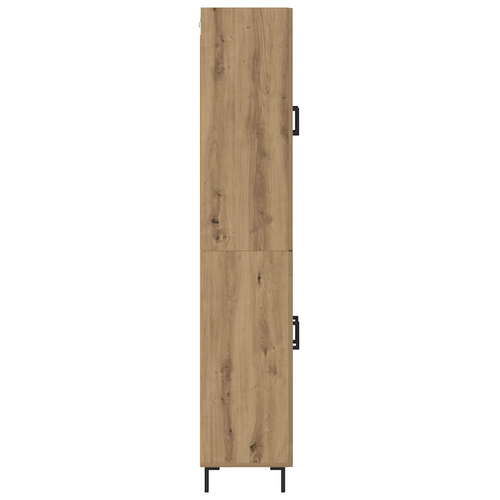 Highboard 2 pcs Artisan Oak 69.5 x 34 x 180 cm Engineered Wood