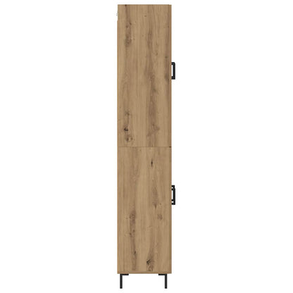 Highboard 2 pcs Artisan Oak 69.5 x 34 x 180 cm Engineered Wood