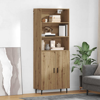 Highboard 2 pcs Artisan Oak 69.5 x 32.5 x 180 cm