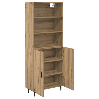 Highboard 2 pcs Artisan Oak 69.5 x 32.5 x 180 cm