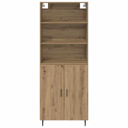 Highboard 2 pcs Artisan Oak 69.5 x 32.5 x 180 cm