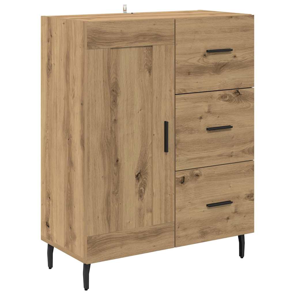 Highboard 2 pcs Artisan Oak 69.5 x 32.5 x 180 cm