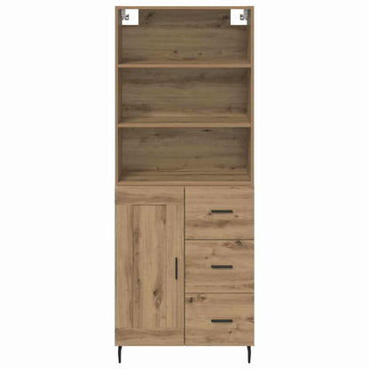 Highboard 2 pcs Artisan Oak 69.5 x 32.5 x 180 cm