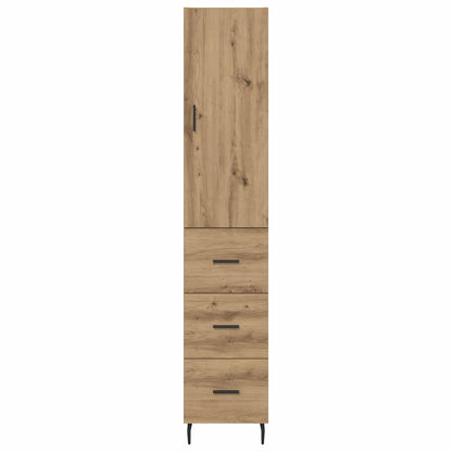 Highboard Artisan Oak 34.5 x 34 x 180 cm Engineered Wood