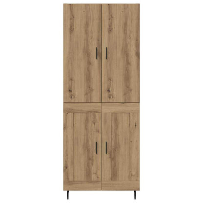 Highboard 2 pcs Artisan Oak 69.5 x 34 x 180 cm Engineered Wood