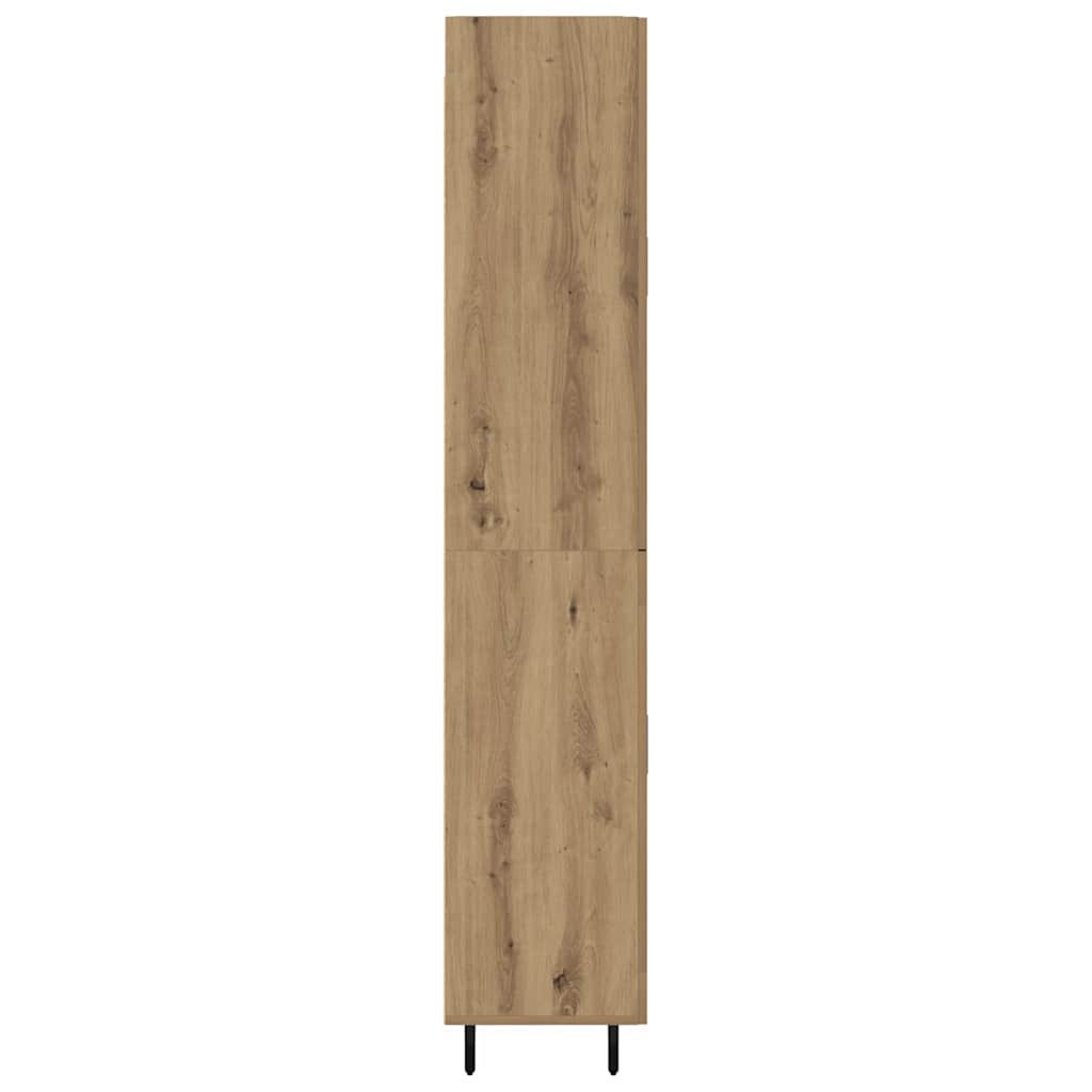 Highboard 2 pcs Artisan Oak 69.5 x 34 x 180 cm Engineered Wood