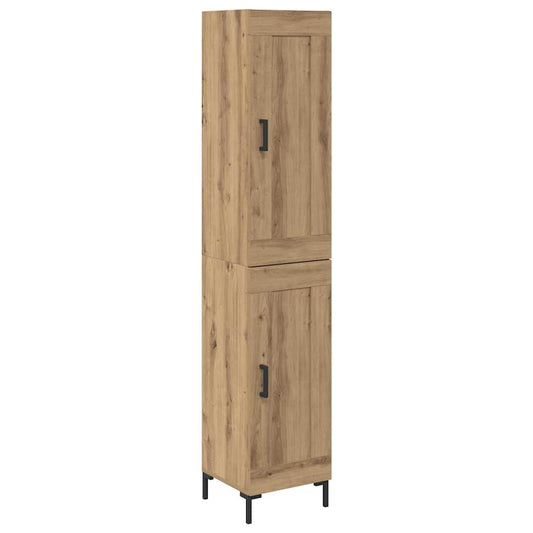 Highboard Artisan Oak 34.5 x 34 x 180 cm Engineered Wood
