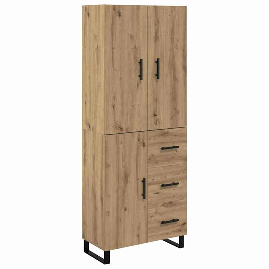 Highboard 2 pcs Artisan Oak 69.5 x 34 x 180 cm