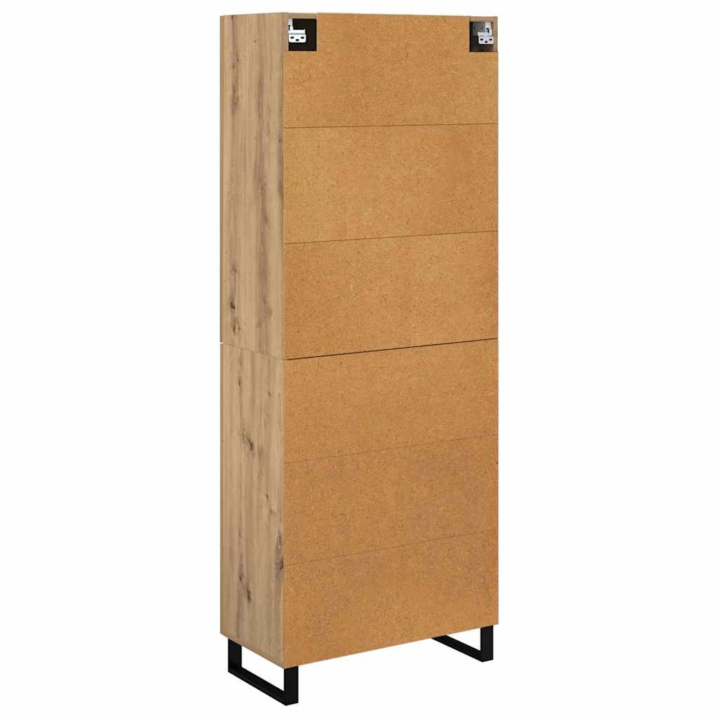 Highboard 2 pcs Artisan Oak 69.5 x 34 x 180 cm