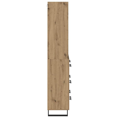 Highboard 2 pcs Artisan Oak 69.5 x 34 x 180 cm