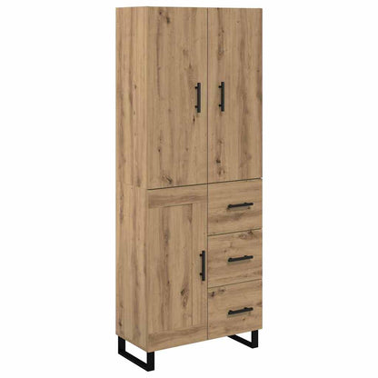 Highboard 2 pcs Artisan Oak 69.5 x 34 x 180 cm