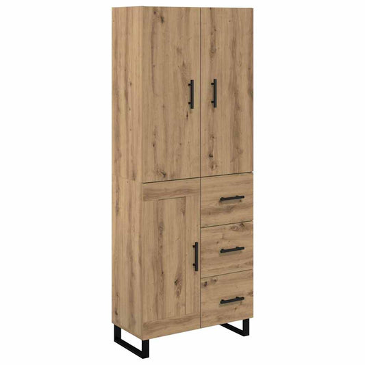 Highboard 2 pcs Artisan Oak 69.5 x 34 x 180 cm