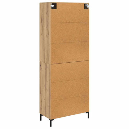 Highboard 2 pcs Artisan Oak 69.5 x 34 x 180 cm Engineered Wood
