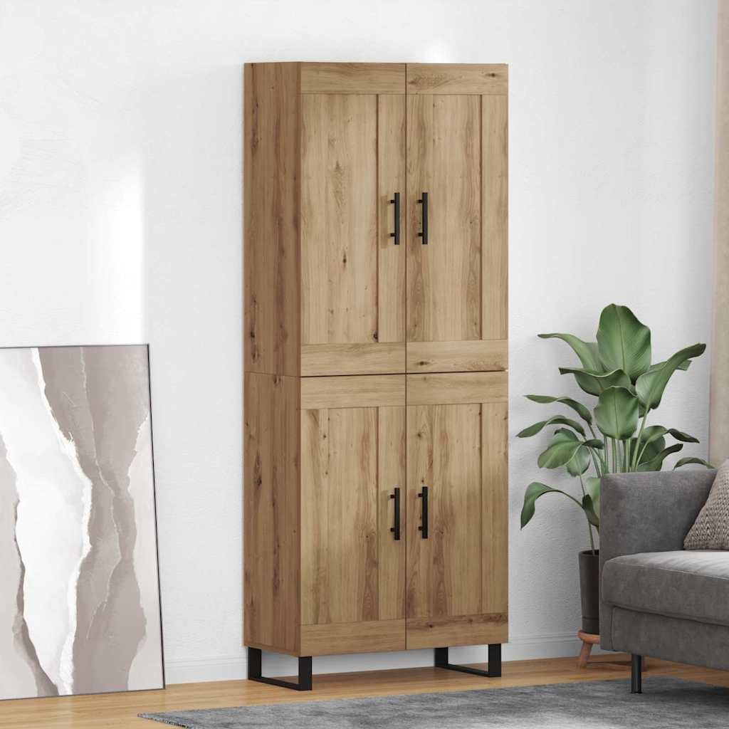 Highboard 2 pcs Artisan Oak 69.5 x 34 x 180 cm