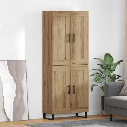 Highboard 2 pcs Artisan Oak 69.5 x 34 x 180 cm