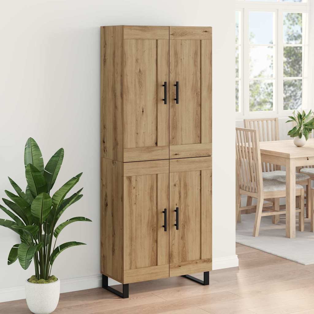Highboard 2 pcs Artisan Oak 69.5 x 34 x 180 cm