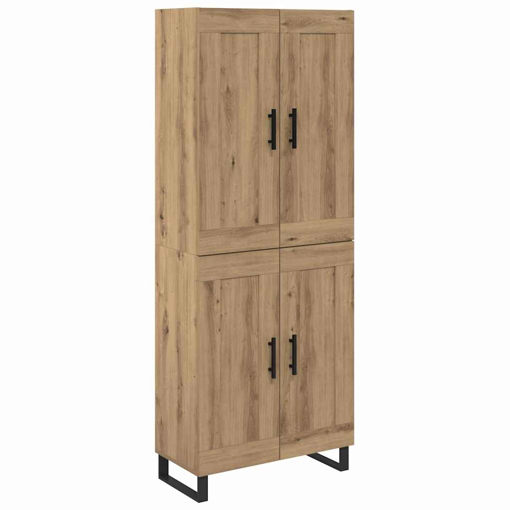 Highboard 2 pcs Artisan Oak 69.5 x 34 x 180 cm