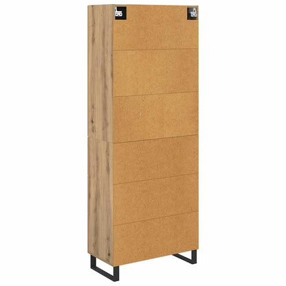 Highboard 2 pcs Artisan Oak 69.5 x 34 x 180 cm