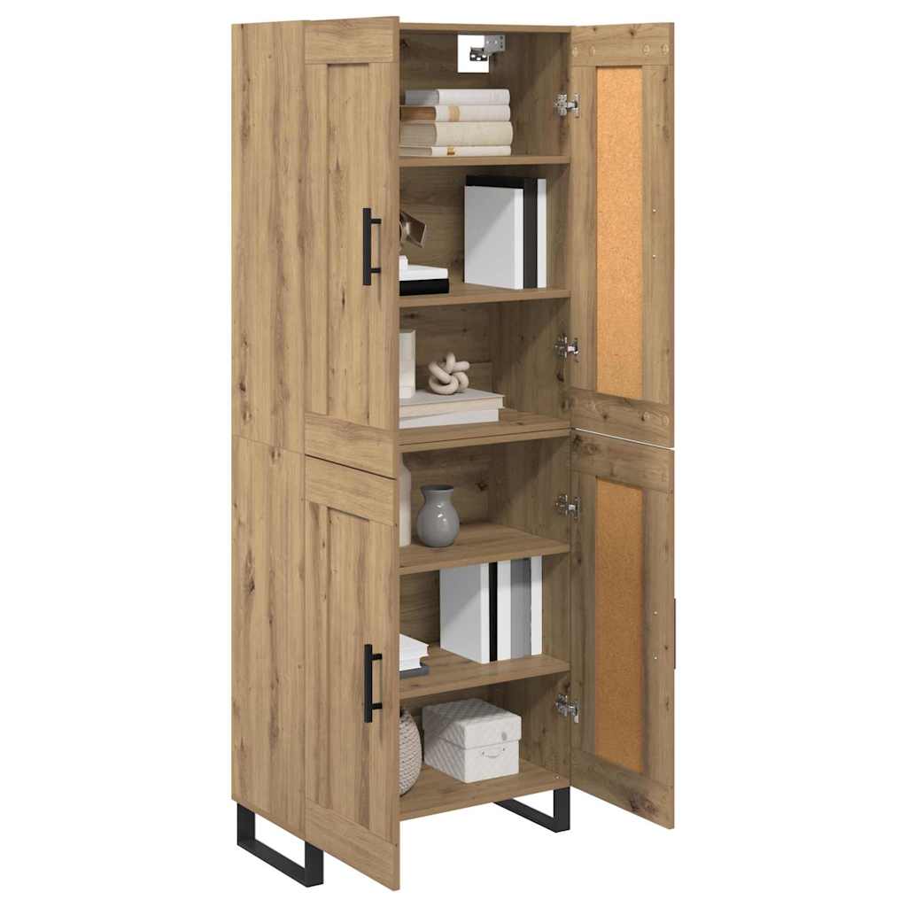 Highboard 2 pcs Artisan Oak 69.5 x 34 x 180 cm