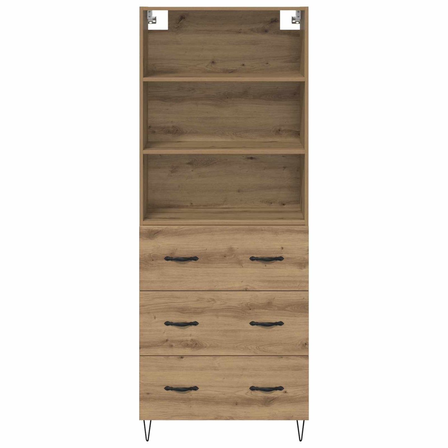 Highboard 2 pcs Artisan Oak 69.5 x 34 x 180 cm Engineered Wood