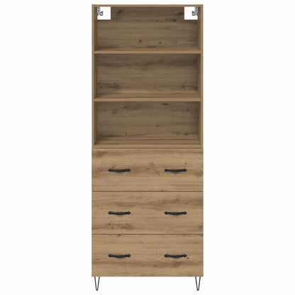 Highboard 2 pcs Artisan Oak 69.5 x 34 x 180 cm Engineered Wood