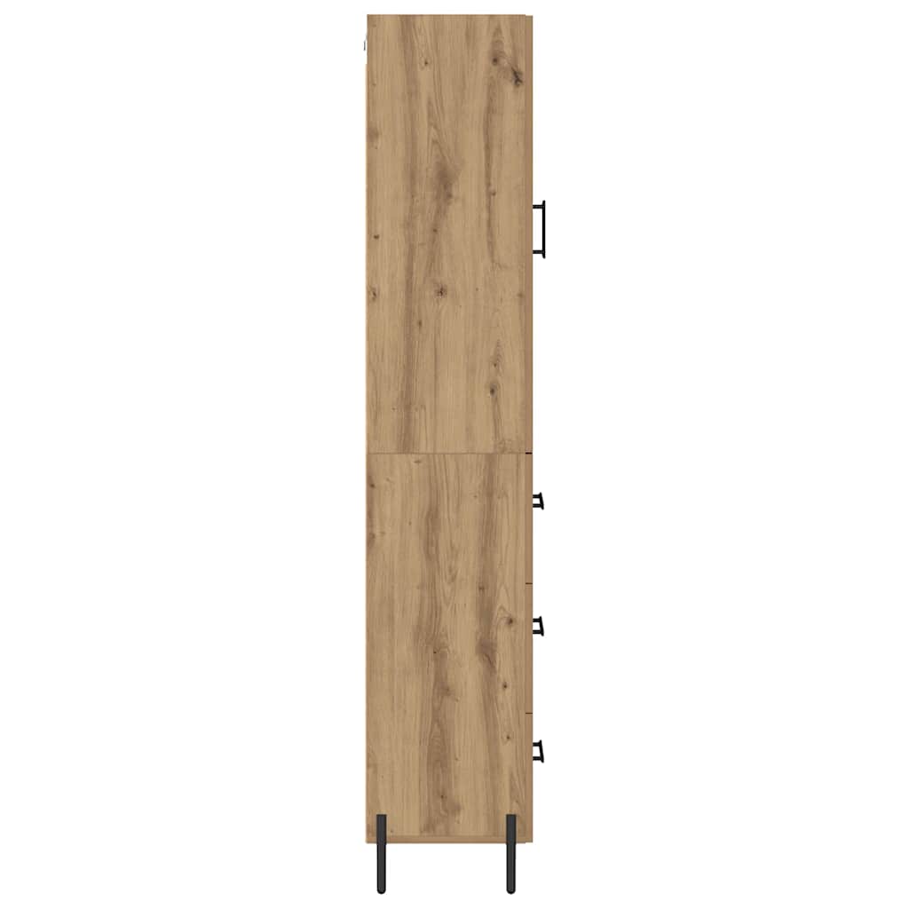 Highboard Artisan Oak 34.5 x 34 x 180 cm Engineered Wood