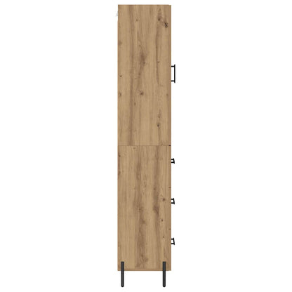 Highboard Artisan Oak 34.5 x 34 x 180 cm Engineered Wood