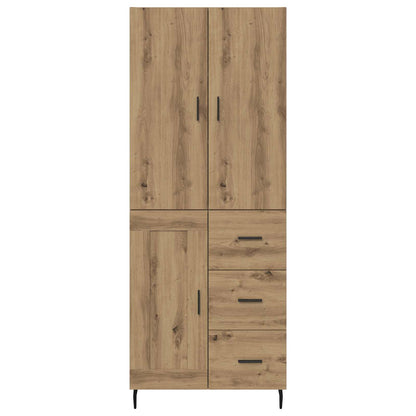 Highboard 2 pcs Artisan Oak 69.5 x 34 x 180 cm Engineered Wood
