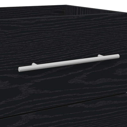 Bathroom Sink Cabinet with Drawer Black 42 x 39 x 52 cm