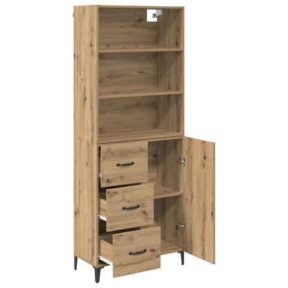 Highboard Artisan Oak 69.5 x 34 x 180 cm Engineered Wood