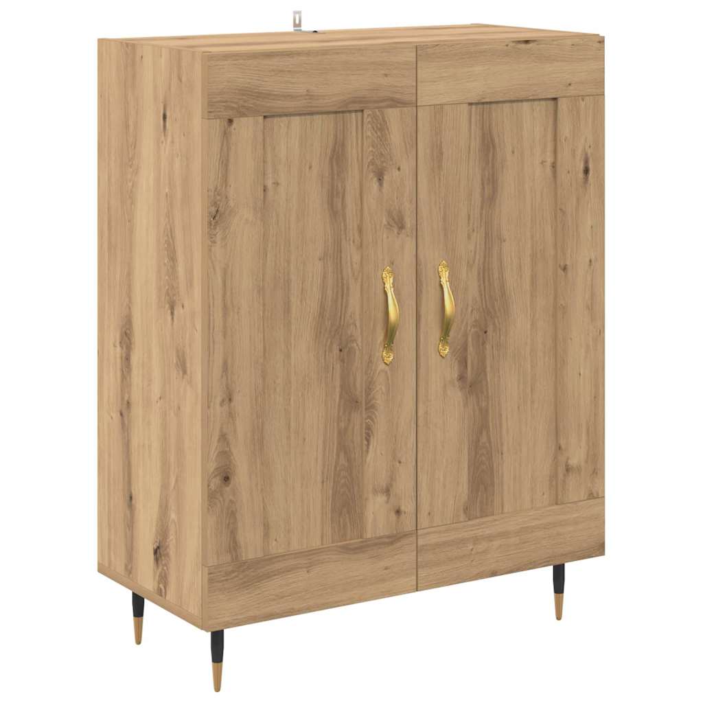 Highboard 2 pcs Artisan Oak 69.5 x 34 x 180 cm Engineered Wood
