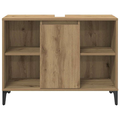 Bathroom Furniture Set 3 pcs Artisan Oak Engineered wood