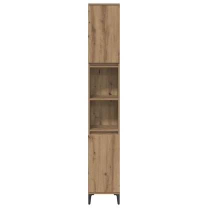 Bathroom Furniture Set 3 pcs Artisan Oak Engineered wood