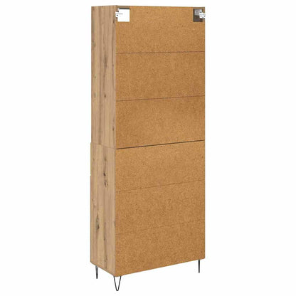 Highboard 2 pcs Artisan Oak 69.5 x 34 x 180 cm Engineered Wood