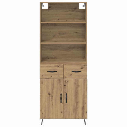 Highboard 2 pcs Artisan Oak 69.5 x 34 x 180 cm Engineered Wood