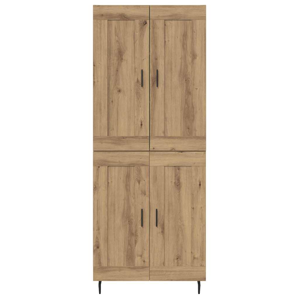 Highboard 2 pcs Artisan Oak 69.5 x 34 x 180 cm Engineered Wood