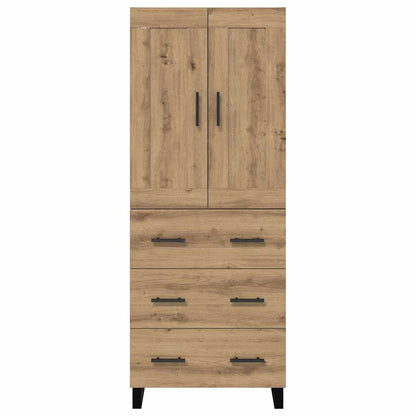 Highboard 2 pcs Artisan Oak 69.5 x 34 x 180 cm Engineered Wood